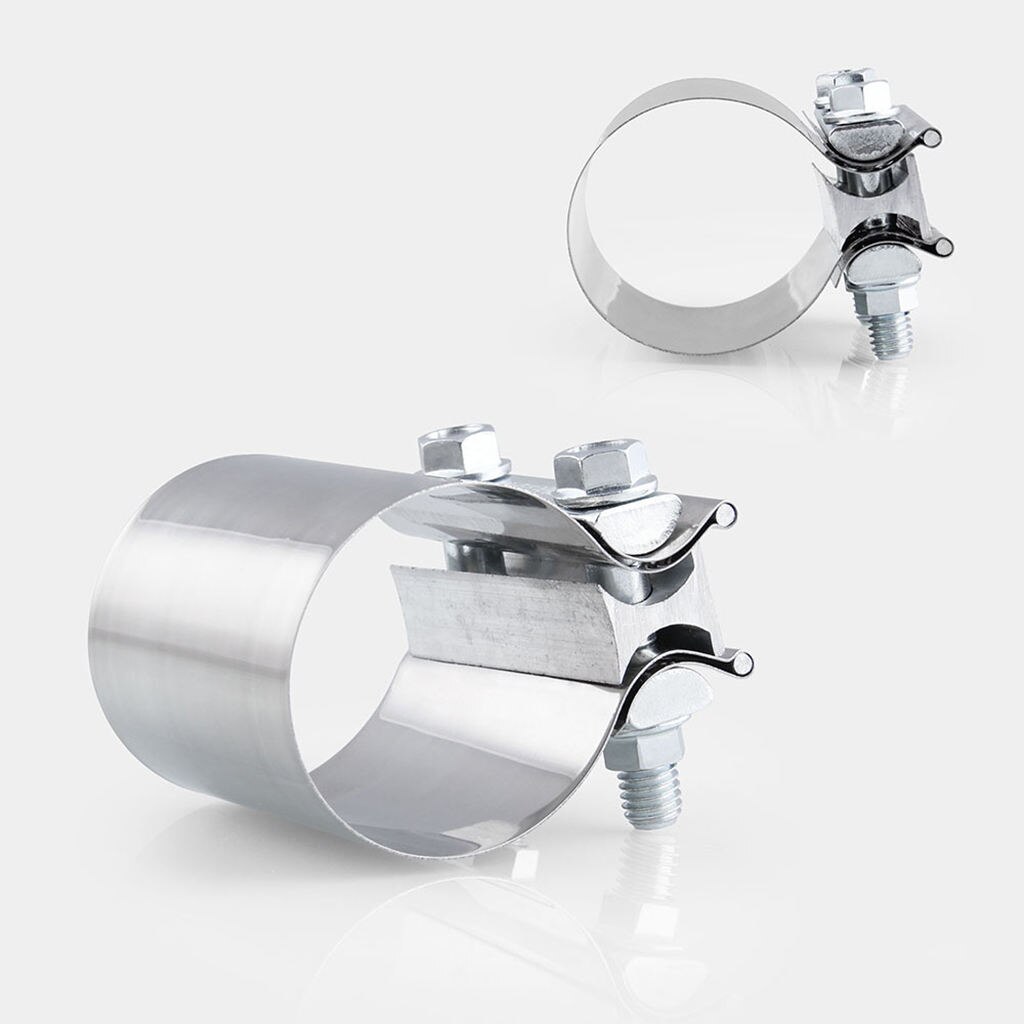 1x Exhaust Pipe Clamp Stainless Steel Gasket 2.5 "/ 63mm Seal