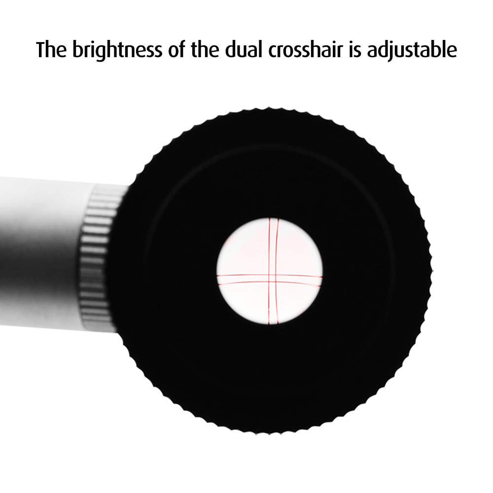 1.25" Illuminated Eyepiece 12.5mm Double-line Crosshair Reticle 4-Elements Plossl 40-Degree FOV for Astronomy Telescope