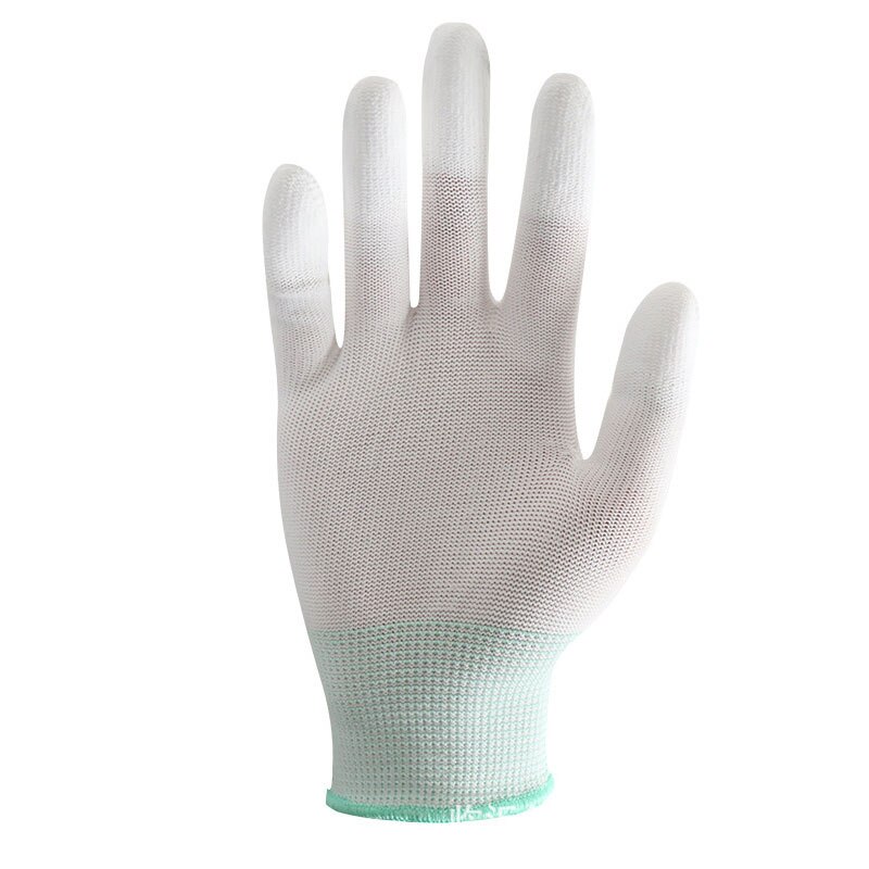 Anti Static ESD Electronic Working Gloves Pu Finger PC Antiskid For Garden