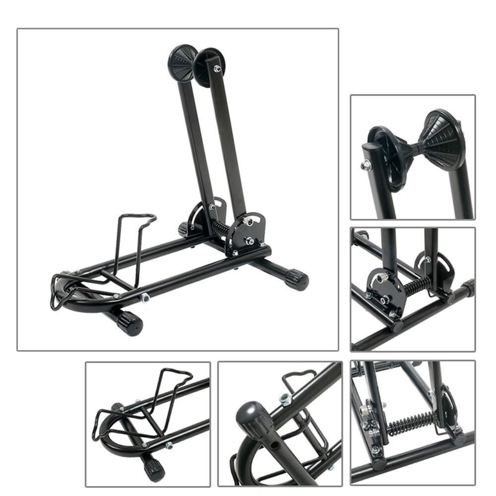 Bicycle Floor Parking Storage Stand Bike Display Rack Folding Holder Bike Bicycle Holder Stander