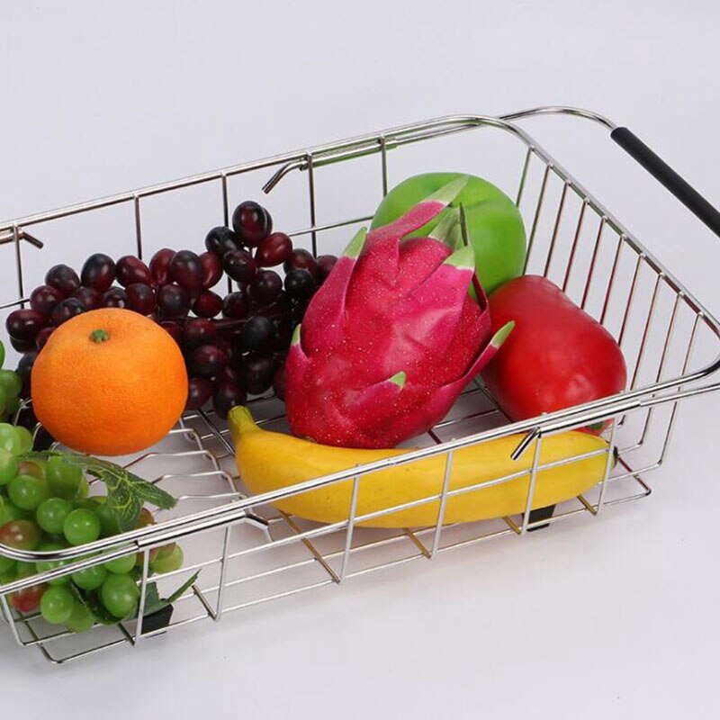 Scalable Food Drying Rack, Adjustable Dishwasher, Dishwasher Rack on the Sink or Silver Storage Rack on the Counter, Ru: Default Title