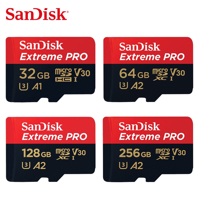 SanDisk karta MicroSD 128GB 256GB 512GB karta pamięci SDHC/SDXC 32GB 64GB karta Class10 TF dla smartfonów drony monitorowanie wideo