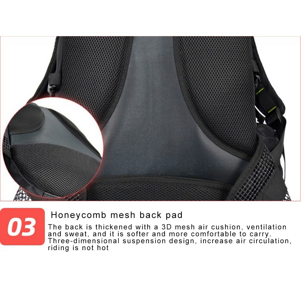 Motorhelm Rugzak Waterdichte Locomotief Fietsen Computer Schouder Verpakking Rugzak Motor Tas