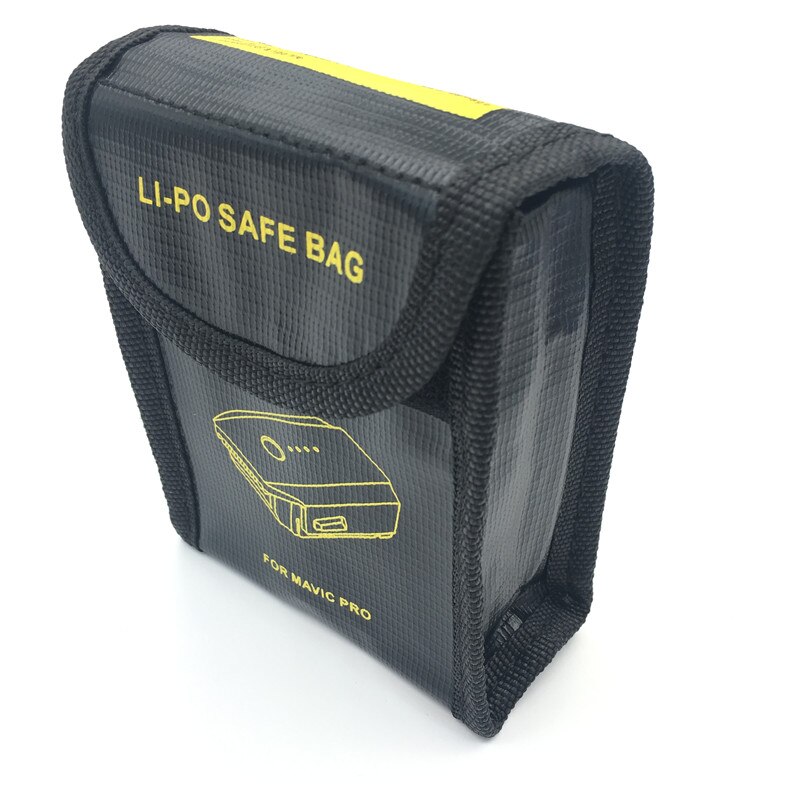 1Pcs Dji Mavic Pro Lipo Batterij Explosieveilige Veilige Tas Mavic Pro Batterij Brandwerende Case Fiber Opbergdoos protector
