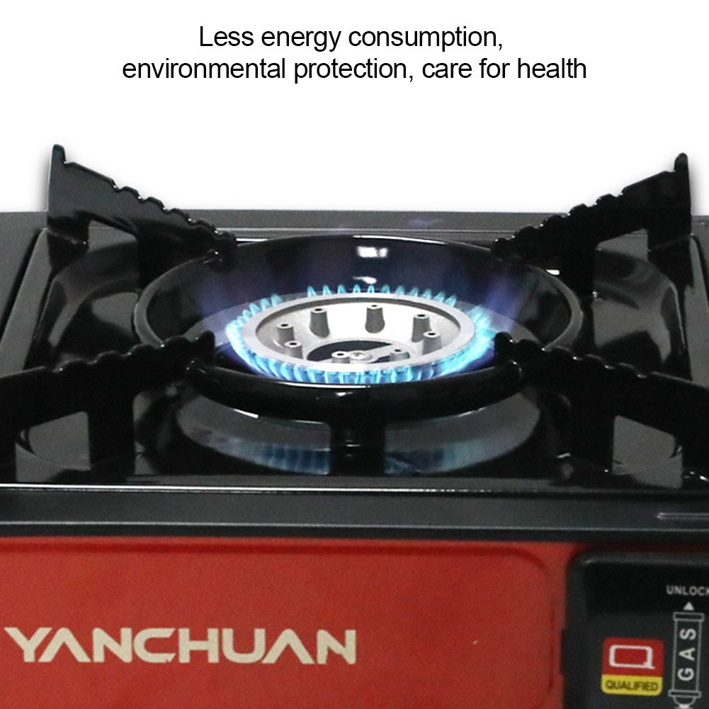 Outdoor Gas Cooker Piezoelectric Ignition Portable Barbecue Stove Anti-skid Safe Camping Gas Stove Rustproof Portable Gas Cooker