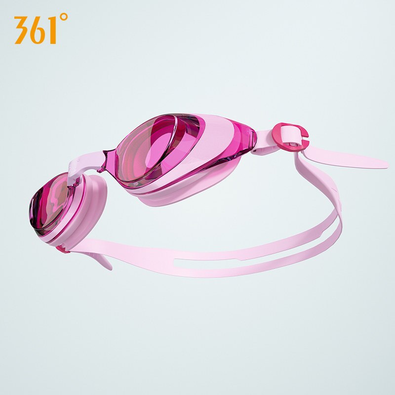 361 Mirrored Recept Zwembril Zwembad Zwemmen Bril Anti Fog Waterdichte Roze Bril Mannen Vrouwen Goggles Voor Zwemmen: 6042 pink