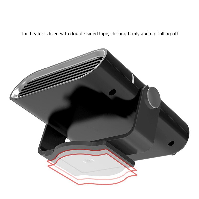 1000W Car Heater Electric Heating Fan Defogging 12V/24V Portable Electric Dryer Windshield Demister Defroster For Car Home