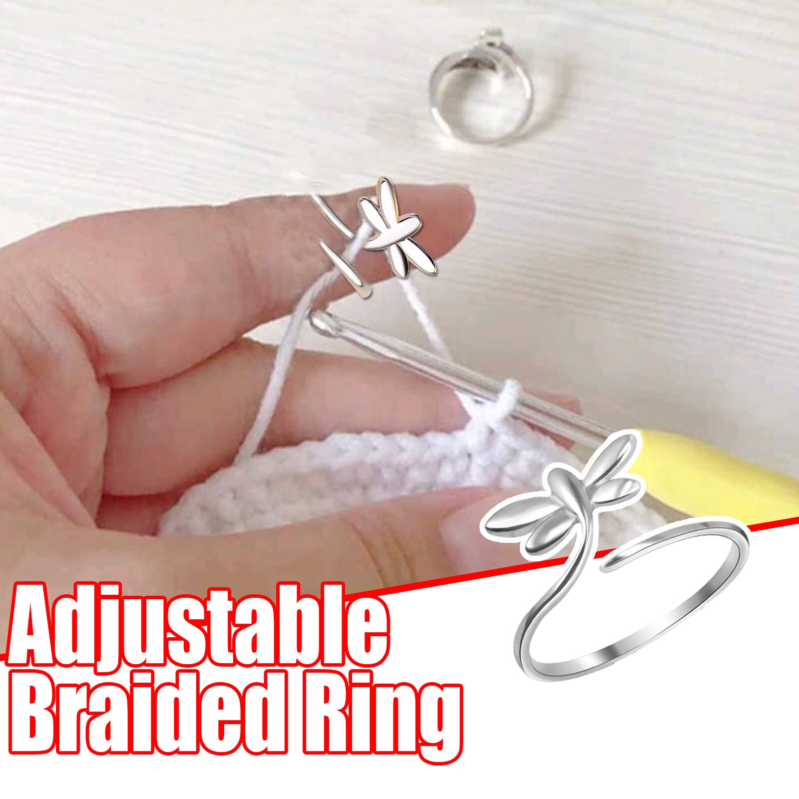The adjustable knitting loop crochet, elf style, small and smart, Knitting crochet loops are specially for lovers