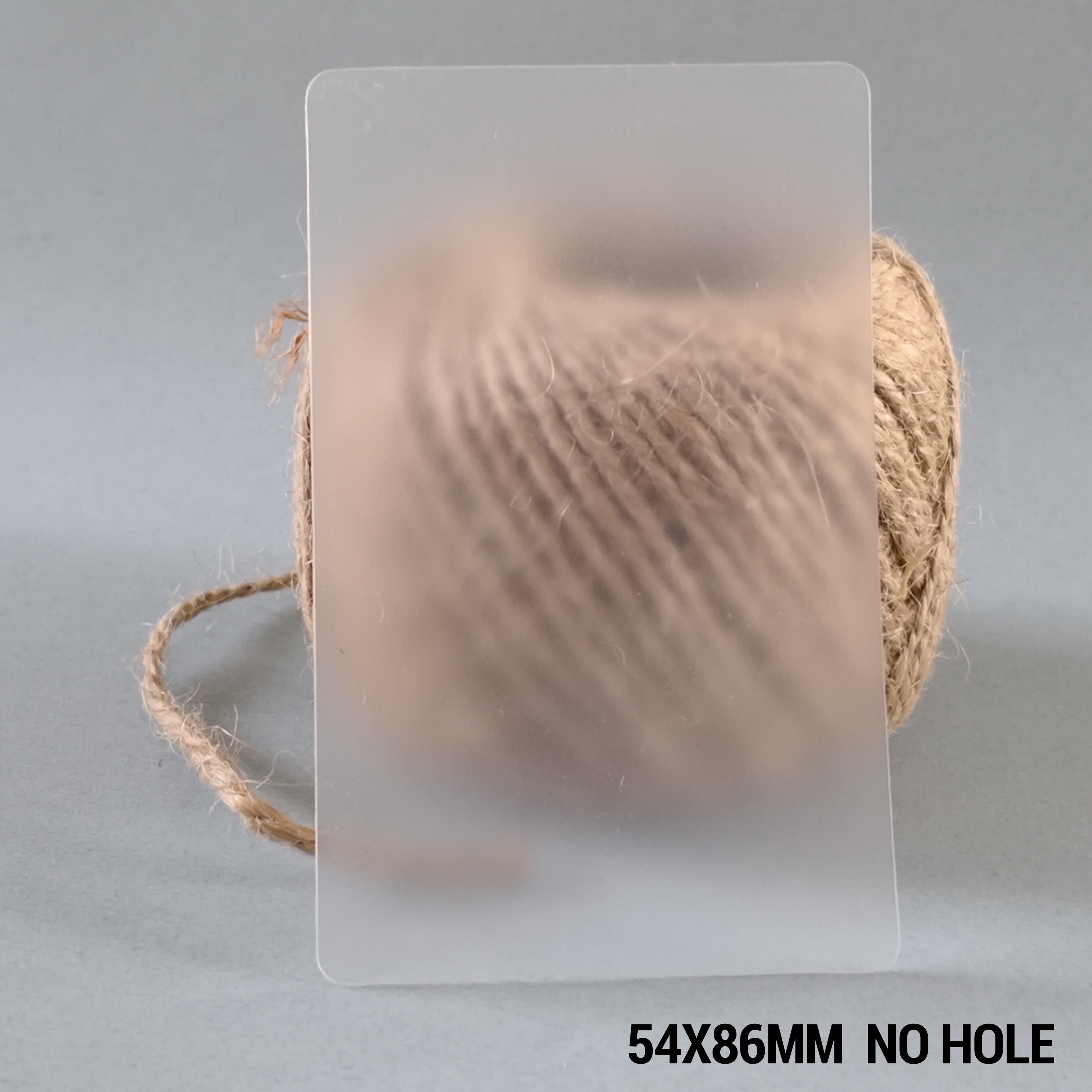 Blank transparent business pvc card without printing 86x54mm 90x50mm in thick 0.3mm Bookmark Clear Tag