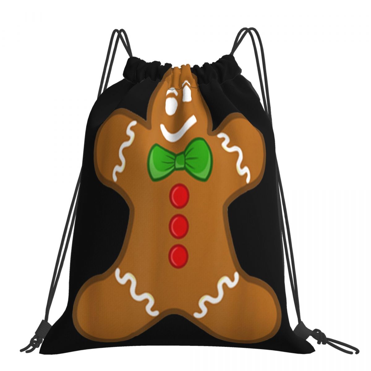 Awesome Gingerbread Man Kerst Cookie Bakken Volwassen Comfortabele Tassen Rugzak Tas: Default Title