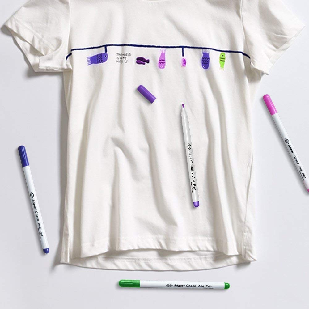 Water Erasable Pen Fabric Marker Pen & Metal Sewing Measuring Gauge Patchwork Ruler DIY Tailoring Craft Sewing Tools