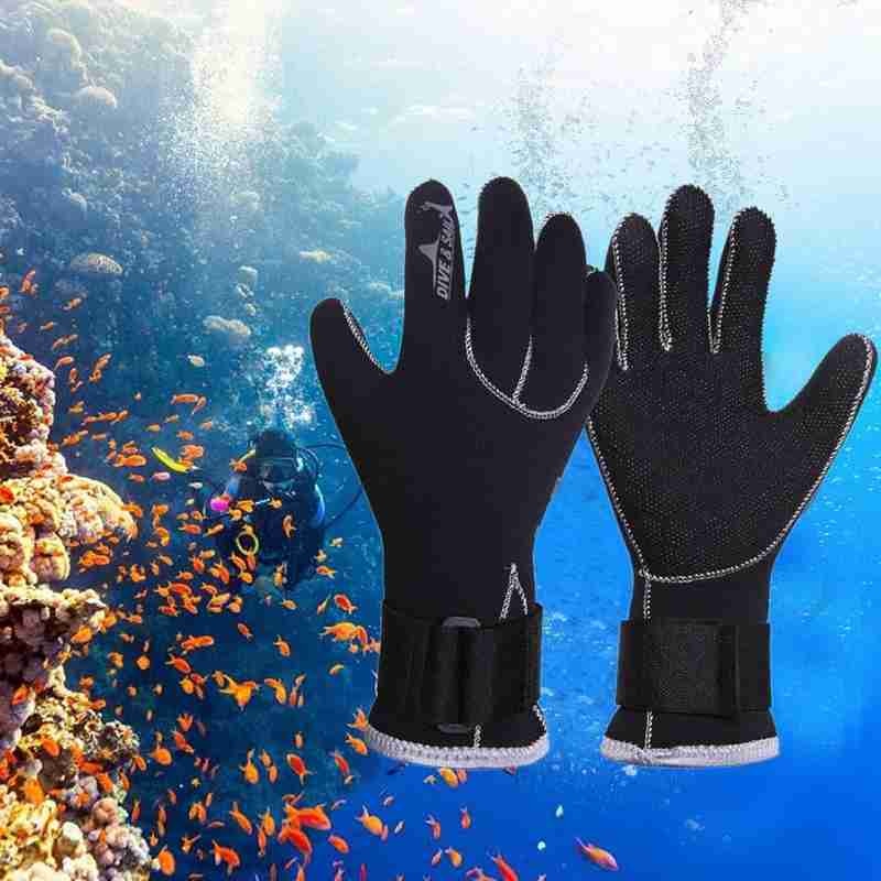 Surf Surfing 3Mm Neoprene Cold-Proof Winter Swim Swimming Scuba Snorkeling Diving Gloves Keep Diving Swimming