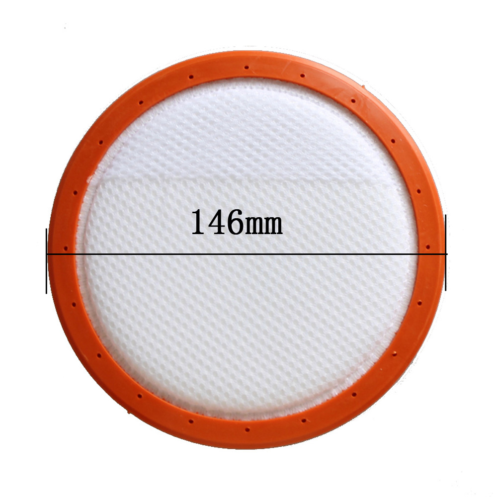 146 mm/130 mm waschbarer Staubsaugerfilter runder HV-Filter Baumwollfilterelemente HEPA für Midea C3-L148B C3-L143B VC14A1-VC: verrotten