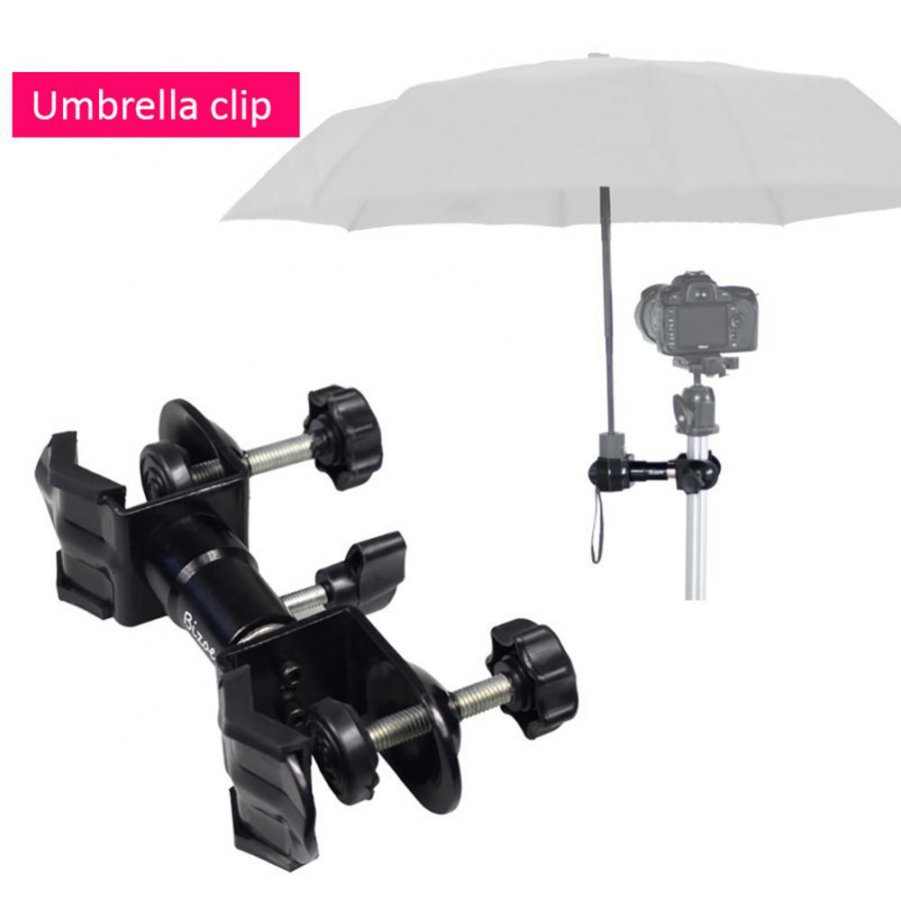 Draagbare Outdoor Fotografie Rek Paraplu Houder Camera Statief Paraplu Bevestigingsclip Waterdichte Fotografie Accessoires