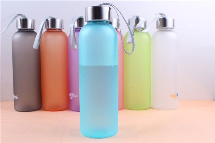 Plastic Tour Water Bottle 600ML gym Drink Water Bottles Protein Shaker Sport Drinking Water Bottle Infuser: Blue