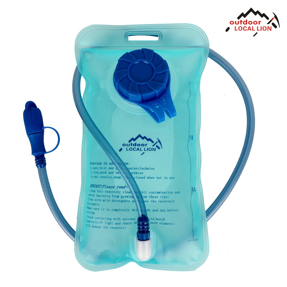 Water Reservoir Water Bladder Hydration Pack Storage Bag BPA Free - 1L 1.5L 2L Running Hydration Vest Backpack