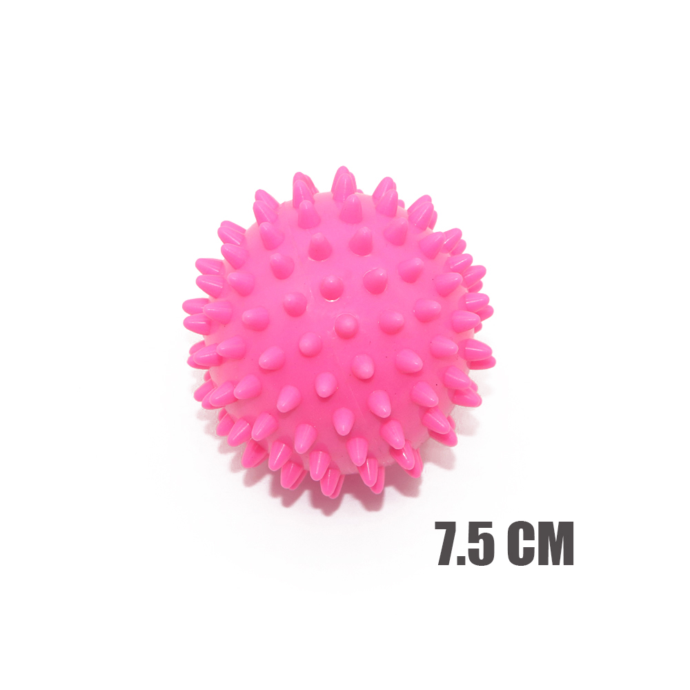 7.5cm/9cm 8 färger pvc massagebollar fitnessbollar muskelavslappningsapparat triggerpunkt fitnessutrustning bollar handfot relax: Plommon