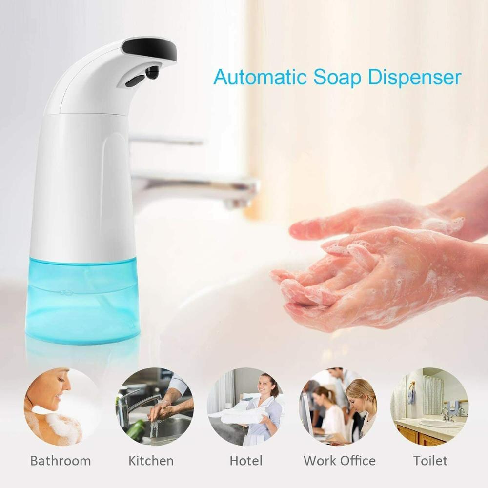 Auto induction foaming washing machine hand washing automatic Liquid Soap Dispenser with infrared induction for Kitchen Bathroom