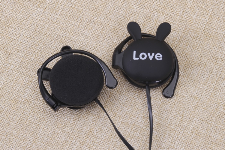3.5mm schattige cartoon stereo oordopjes met oorhaakjes voor sport, voor meisjes en kinderen, voor de xiaomi mobiele telefoon  mp3