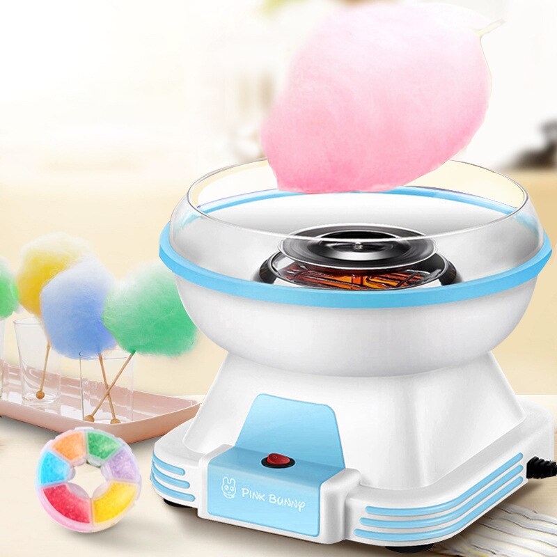 Baumwolle Süßigkeiten Maschine freundlicher Hause Automatische Baumwolle Süßigkeiten Maschine Handgemachte Mini Phantasie Farbe Zucker: grau