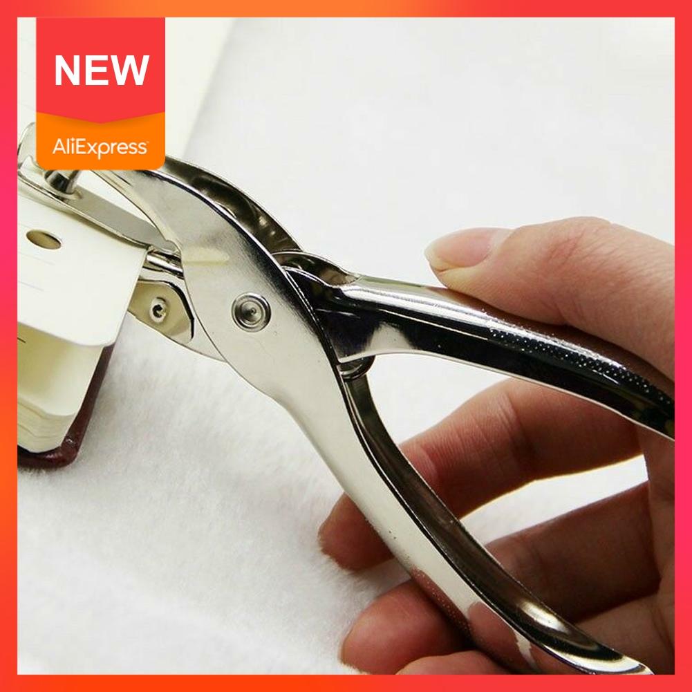 School Office Metal Hand-held Punching Machine Punching Single Pliers Supplies Office Ticket Hole Student Stationery Checke A7A6