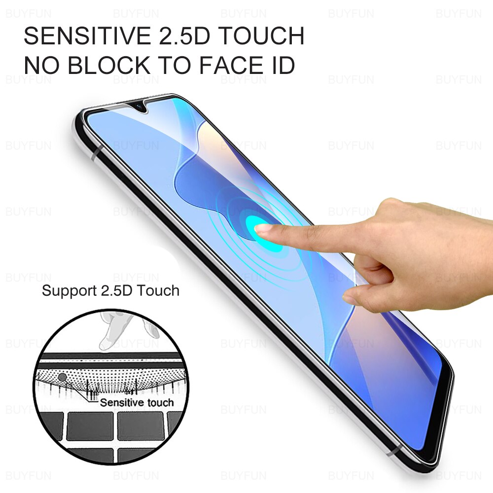 2Pcs Tempered Glass For OPPO A16 A15 A15s A 16 15 S Full Cover HD Screen Protector Protective Film OPOA On The For 6.52&quot; CPH2269