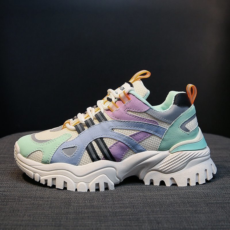 Chaussures pour femmes, chaussures de sport pour femmes, chaussures d'automne fluorescentes pour femmes, chaussures décontractées, chaussures de course pour femmes, chaussures décontractées  x633