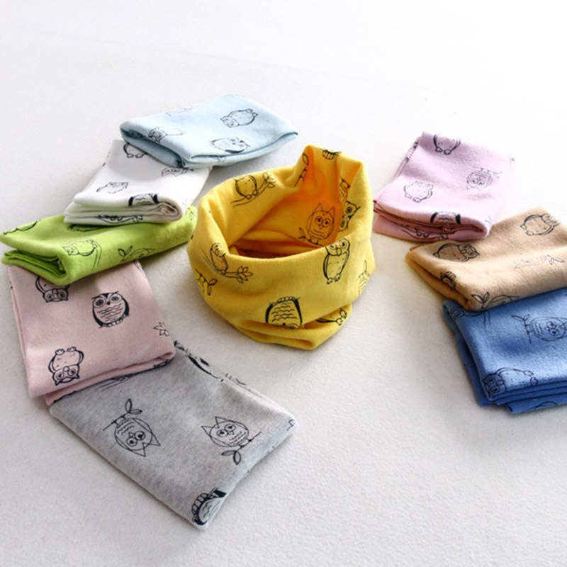 Katoenen Baby Sjaal Baby Slabbetjes Voor Jongens Meisjes Burp Doeken Baberos Lovely Kids Kragen O Ring Halsdoek