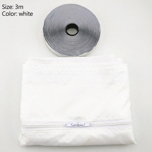 3m/4m/5.6m Window AirLock Seal Plate Air Conditioner Cover Soft Baffle Window Seal For All Mobile Air Conditioning Units: 3m white