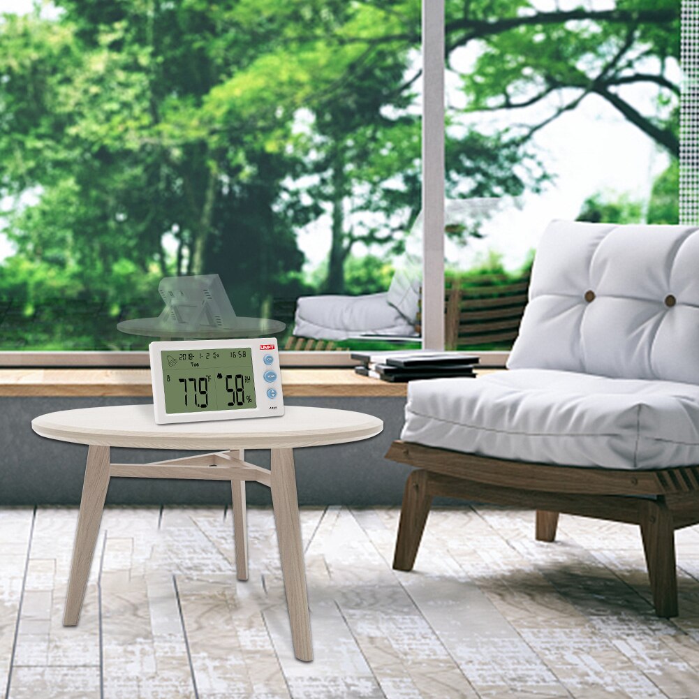 Garden Greenhouse Hygrometer Baby Room Indoor Outdoor Digital Display Desktop LCD Screen Hanging Thermometer Humidity Monitor