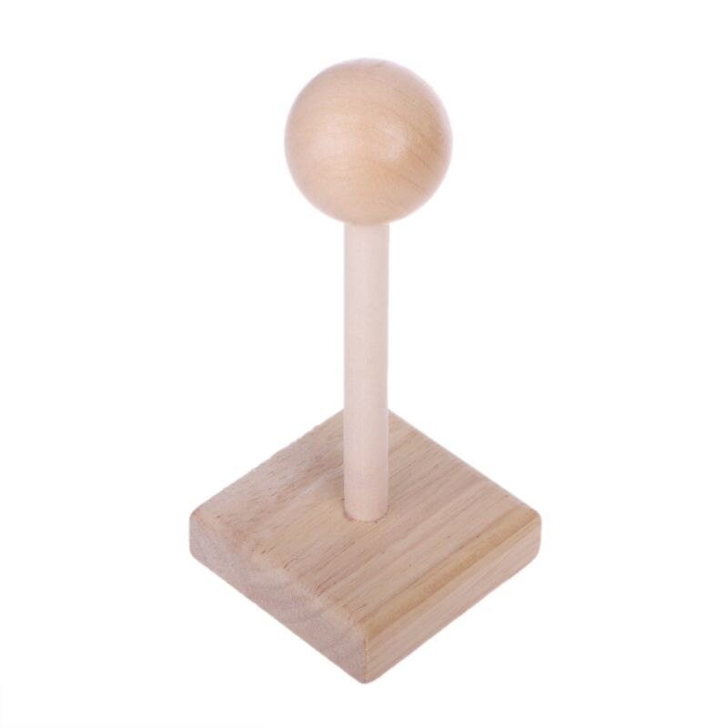 Warm Color Rainbow Stacking Ring Tower Stapelring Blocks Wood Toddler Toy Baby Toys Infant Toys Girl