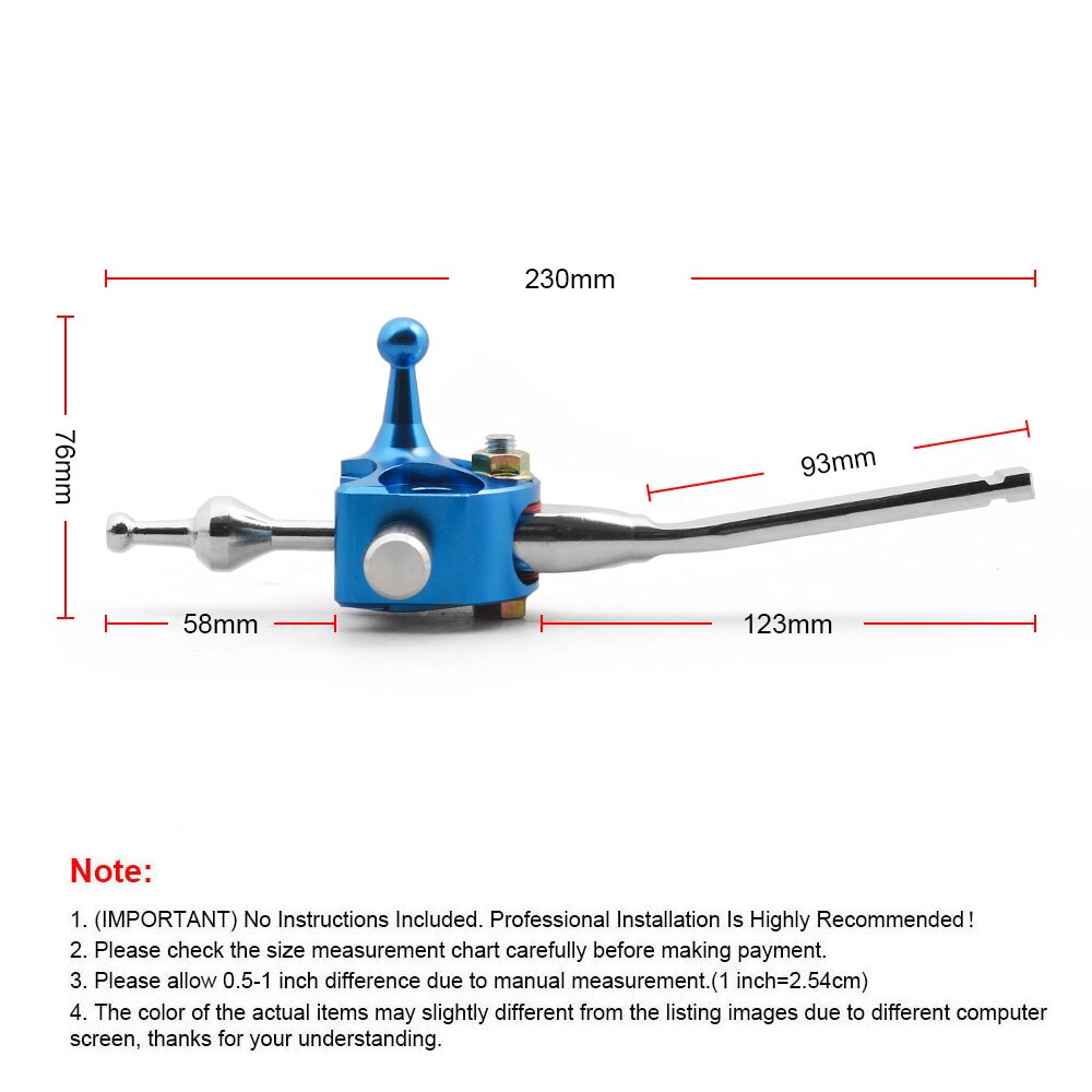 STEEL SHORT SHIFTER FOR 98-04 PORSCHE 911 97-07 BOXTER CAYMAN 996 997 986 987