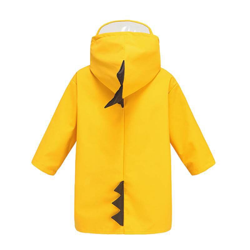 Peuter Baby Jongen Meisje Regenjas Voor Kinderen Dinosaurus Regen Jas Cartoon Waterdicht Hooded Cover Regenkleding Lbv: yellow / 7