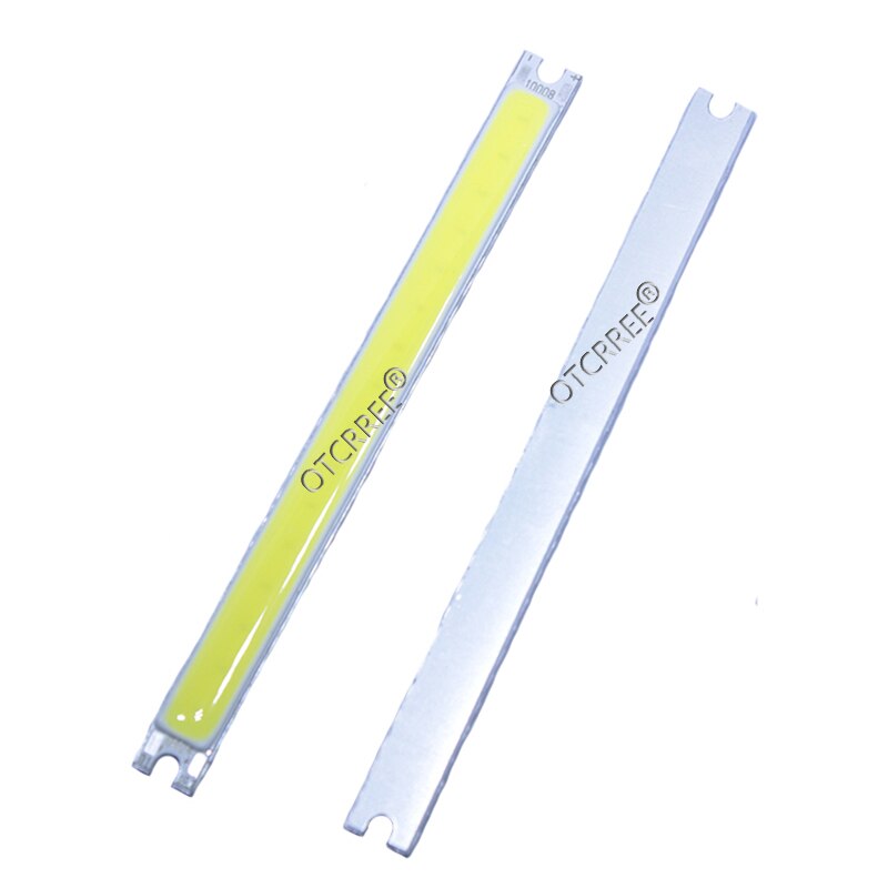 Led cob strip 120*10mm lampen 9v 12v dc 10w warm wit blauw rood groen flip chips voor doe-het-zelf autoverlichting cob led buizen