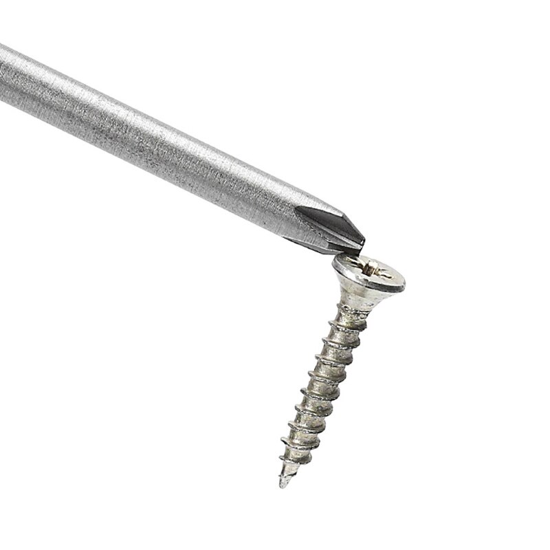 10 st/set 1/4 tums sexkantsskaft magnetiskt spår  ph2 skruvmejselbits  s2 stål 100mm längd skruvmejselbits borr skruvmejselbits