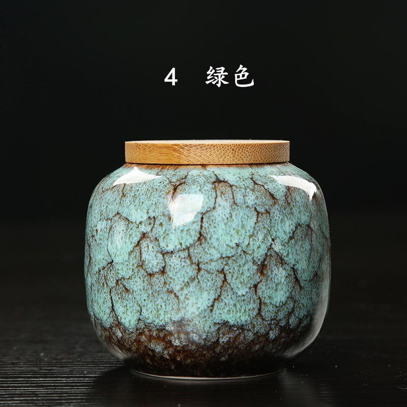 Boîtes de conserve hermétique en céramique, résistant à l&#39;humidité, boîte de médicaments Portable, pots de bonbons, décor de maison: D