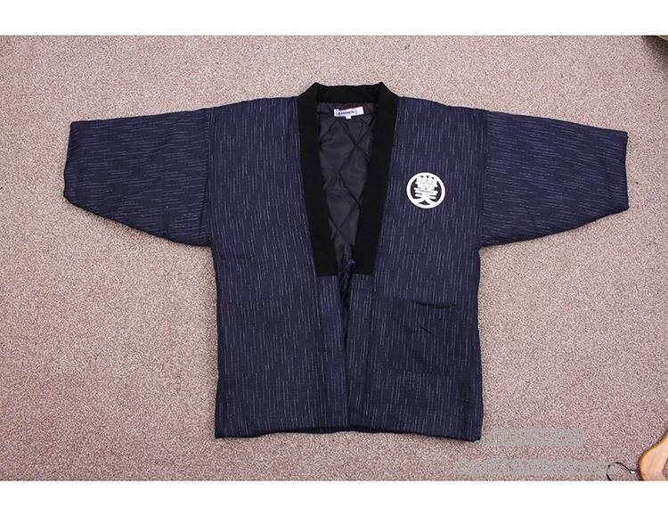 Japanse Mannen Hanten Winter Warm Gewatteerd Katoen Kimono Haori Jas Outterwear Casual Home Kleding Mannen Losse Overjas DH051