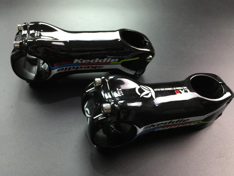 Keddie ud full carbon fiber fietsstuurpen race/mtb carbon stuurpen fietsonderdelen hoek 6/17 graden