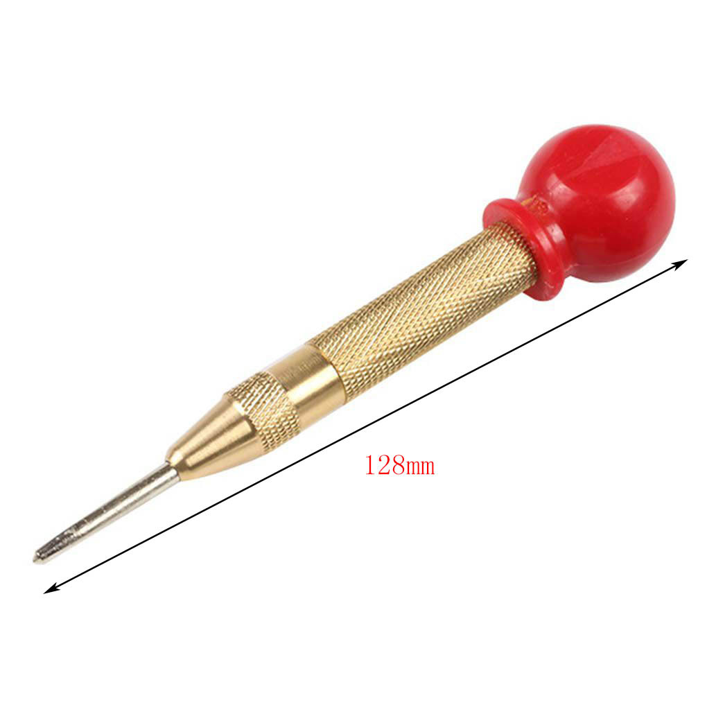 Punzón de centro automático, herramientas de carpintería, marcador de abolladura ajustable, herramienta de perforación de carpintería: 1