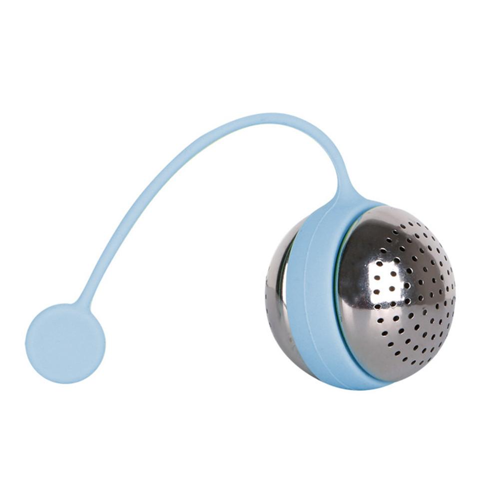 Silicone Tea Infuser Reusable Tea Strainer Sweet Leaf with Tray Novelty Tea Ball Herbal Spice Filter Tea Tool: D