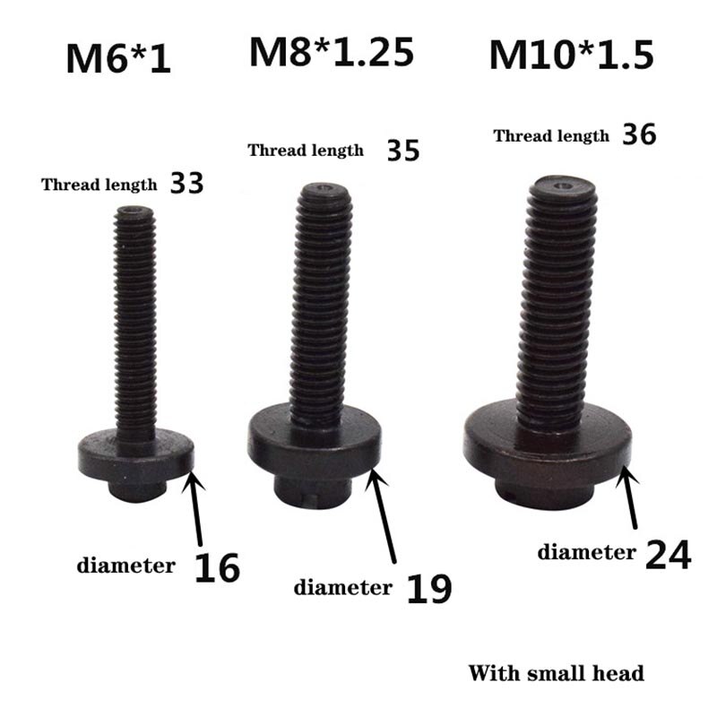 Hard Guide Rail Oblique Iron Strip Milling Machine Brake Iron Adjustment Screw M10 CNC Lathe Machine Tool Line Screw M6 M8 Screw