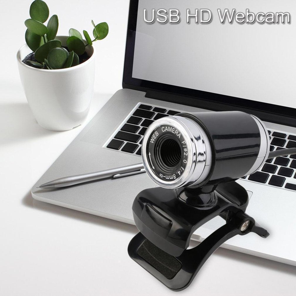 Hd webcam 12.0m pixels cmos usb web kamera digitalt videokamera med mikrofon 360 graders rotation clip-on pc laptop