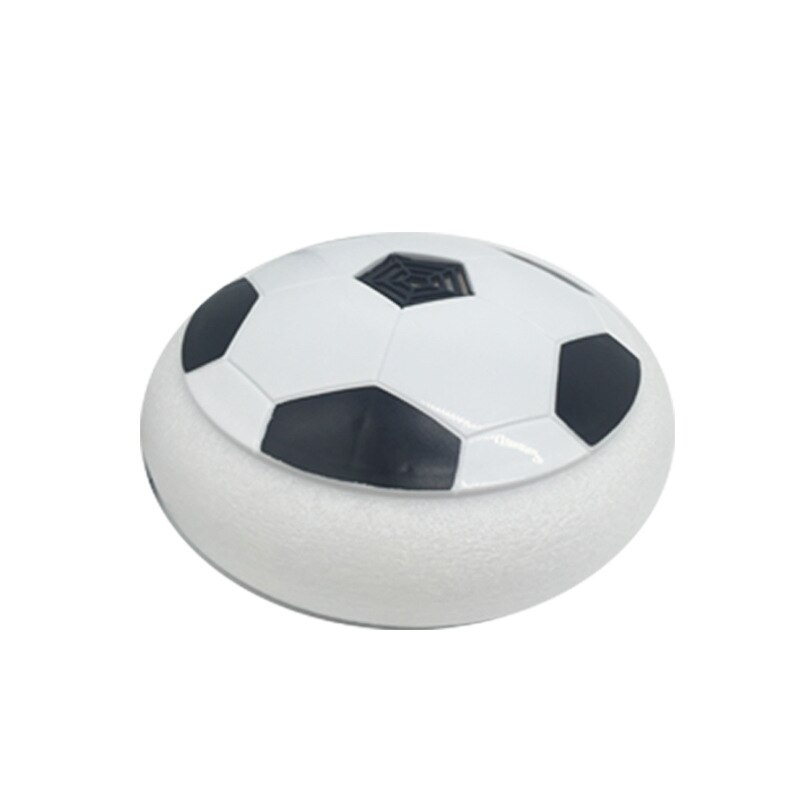 Hover-balón de fútbol de juguete para niños, pelota de aire para fútbol, multisuperficie, con luz LED, para interior: Blanco