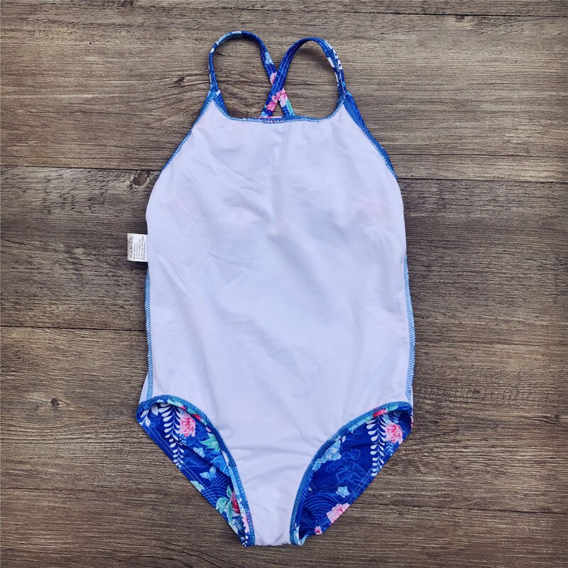 2-6 Year Girls Swimsuit One Piece Children Swimwear Print Girl Bathing Suit Sports Bodysuit Girl Swim Wear Beach Swimming Suit