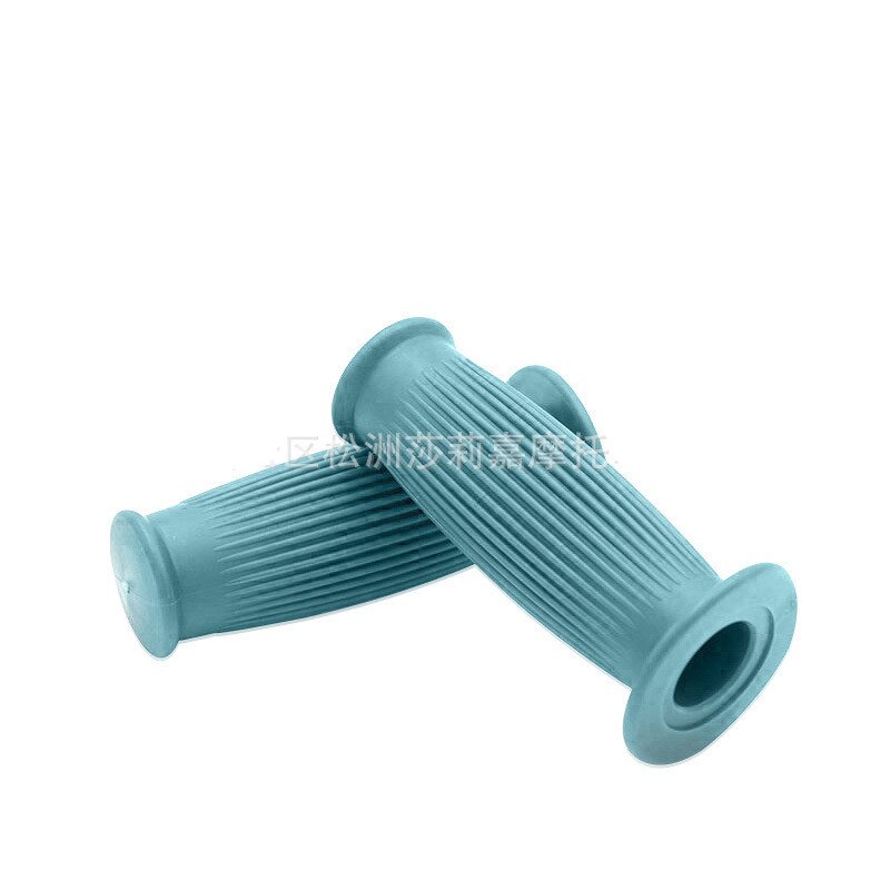 retro scooter handle bar retro accessories scooter grips cafe racer motorbike handlebar for harley style moto grip motorcycle: Sky Blue