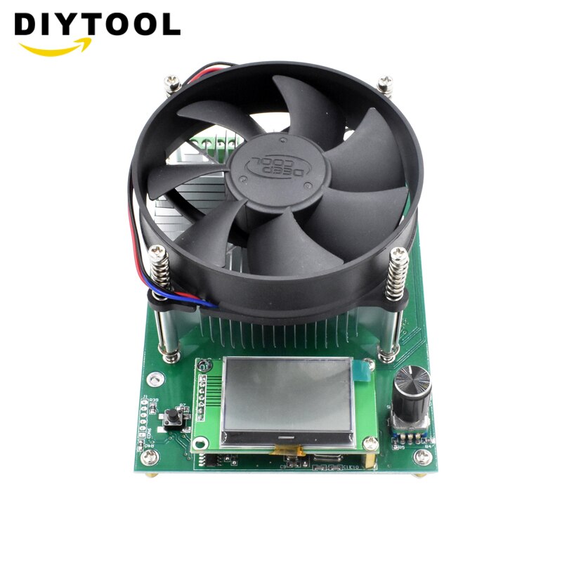 150W Constant Current Electronic Load 60V 10A 12V Battery Discharge Capacity Tester Electrical Instruments Ammeter Voltmeter