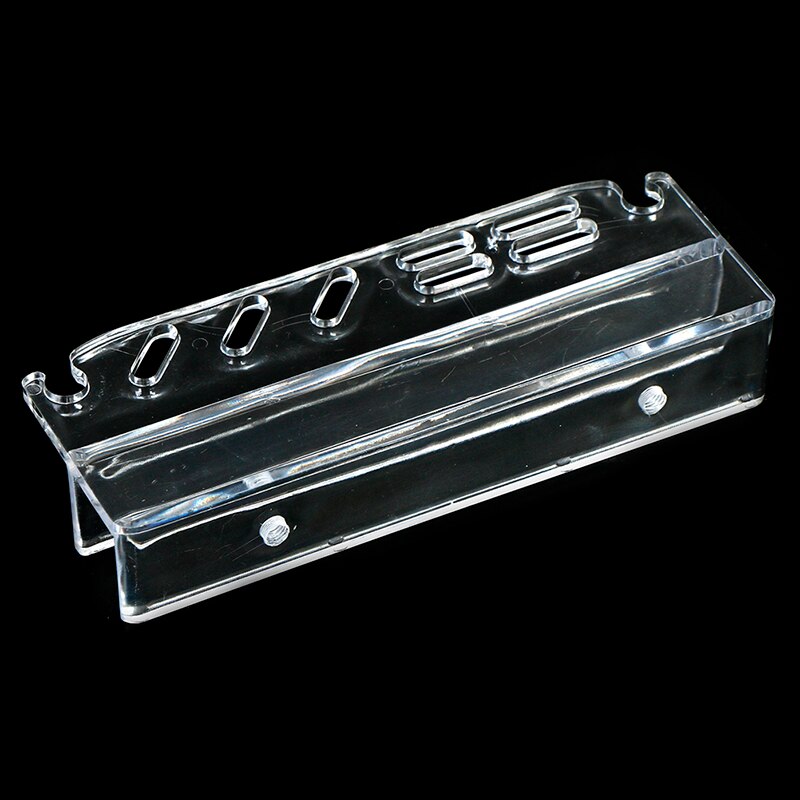 Aquarium planten gereedschap opbergrek acryl houder voor pincet schraper schaar aquarium water gras schoonmaakgereedschap accessoires