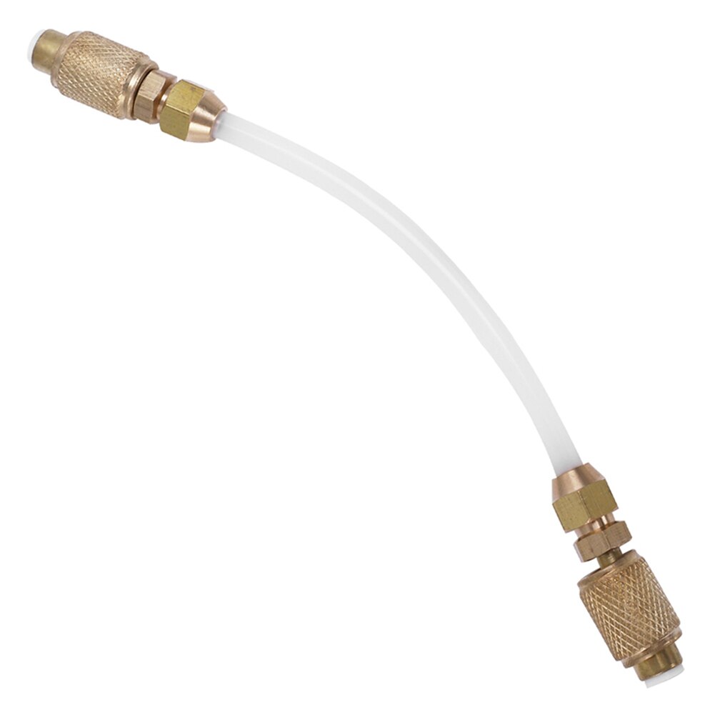 OLOMM -Oil/Dye Injector 30Ml 1 Oz with Low Side Quick Coupler Adapter 1/4 Manual Oiler Oil Injector Adapter