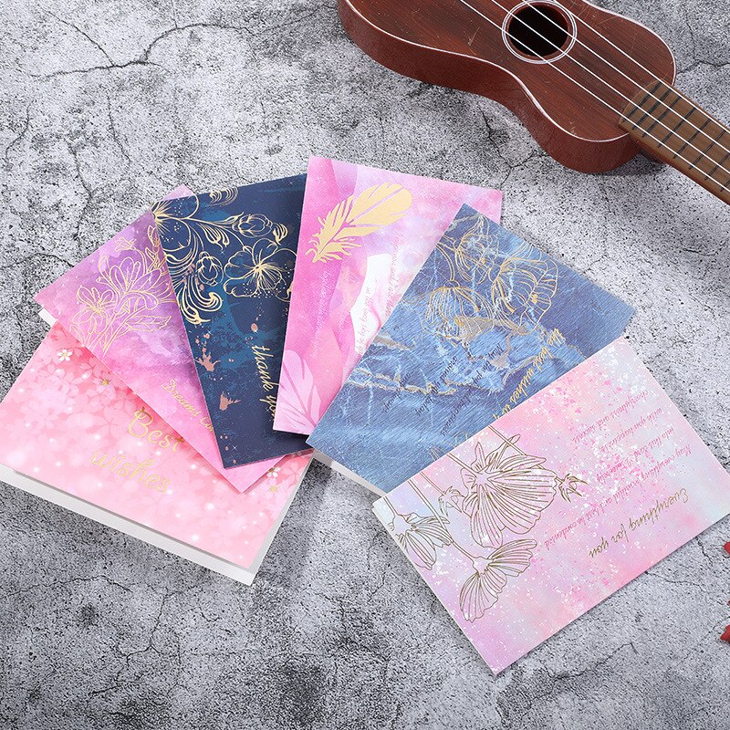 Thank You Card With Envelope, Greeting Card, Blessing Card, Thank You Message Card, Christmas Business Card Set