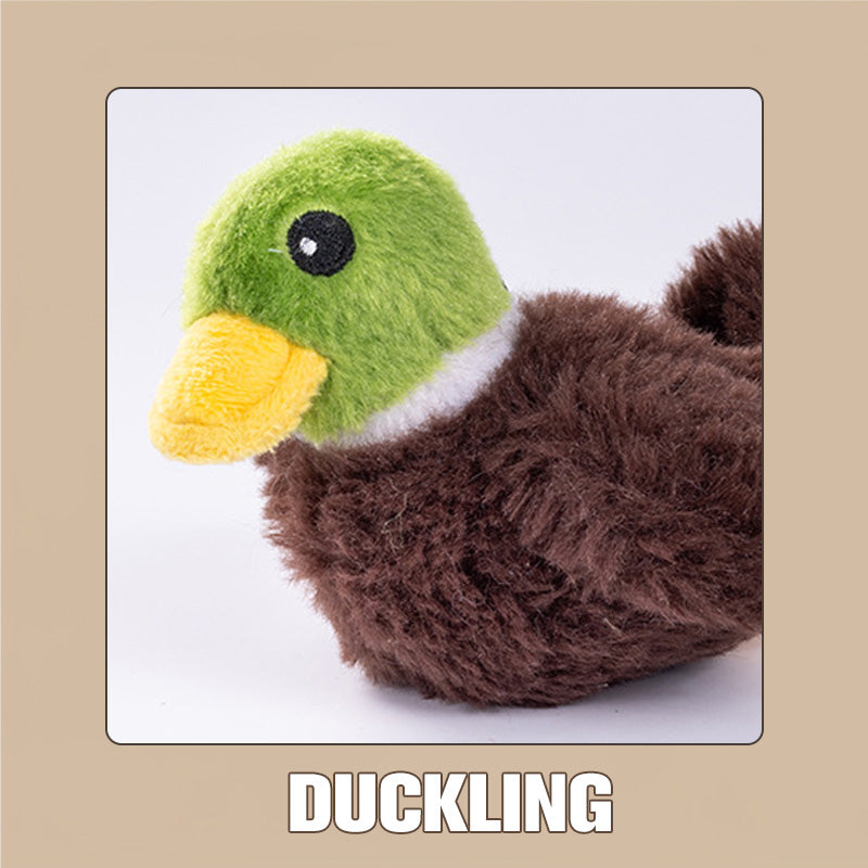 Interactief kattenspeelgoed Tjilpen Elektrische klapvogel met kattenkruid Honden Katten Aanraakgeactiveerd piep knuffel Huisdier USB Oplaadbaar: WHITE